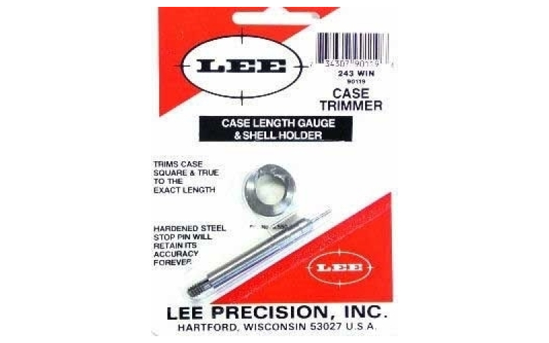 Lee length gauge/ shellholder, .243 win